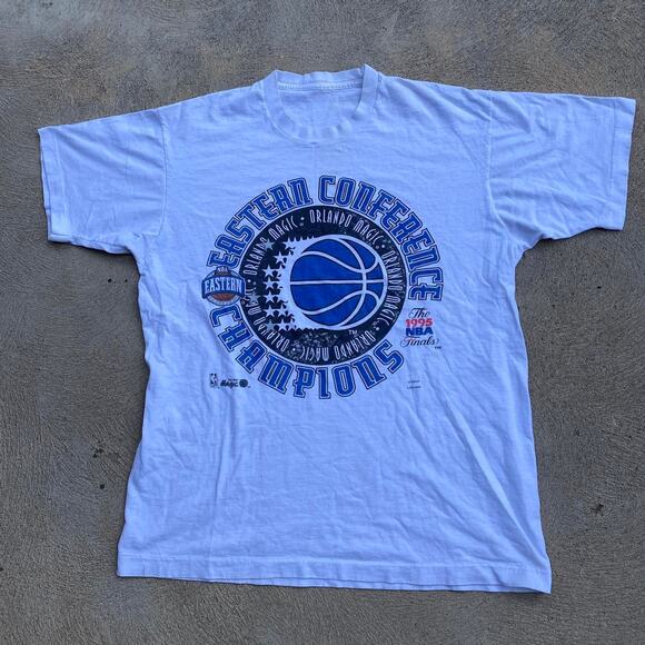 Vintage 1995 Magic Eastern Conference Champions T Shirt - Picture 2 of 5